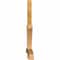 Ekena Millwork Davenport Rough Sawn Timber Gable Bracket, Western Red Cedar, 96"W x 52"H x 4"D x 4"F, 13/12 Pitch GBW096X52X0404DAV00RWR - alternate 4
